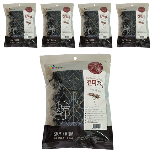 나물이야기 국산 건피마자, 70g, 5개