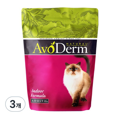씨씨펫 아보덤 인도어, 1kg, 3개
