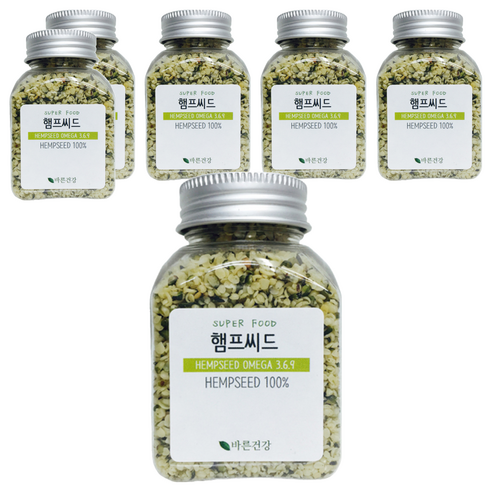 바른건강 햄프씨드, 100g, 6개