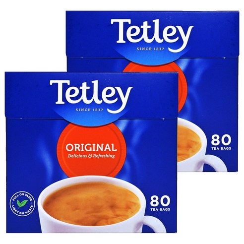 테틀리 오리지널 블랙티, 3.125g, 80개입, 2개