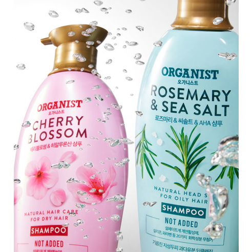 봄날의 벚꽃 향기를 머리결에, 오가니스트 체리블라썸 샴푸로 촉촉하고 생기 넘치는 데일리 케어!