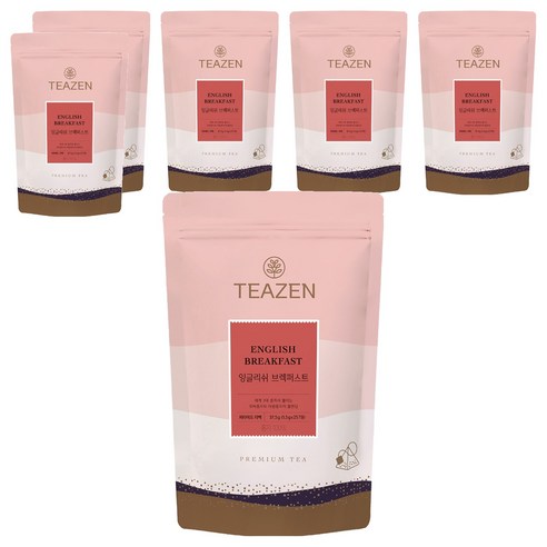 티젠 잉글리쉬 브렉퍼스트 삼각티백, 1.5g, 25개입, 6개