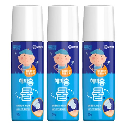 해피홈 외용소독 쿨액 50g, 3개