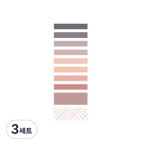 온업 DIY 다이어리 꾸미기 테이프 세트 ST25, 타입9, 3세트