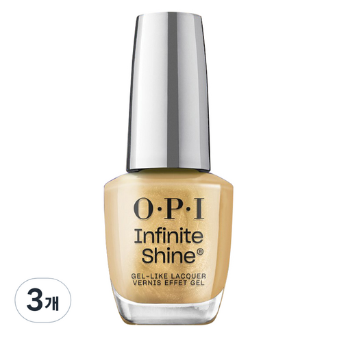 오피아이 인피니트 샤인 젤 라이크 매니큐어, ISL 106  24/7 Carat, 15ml, 3개