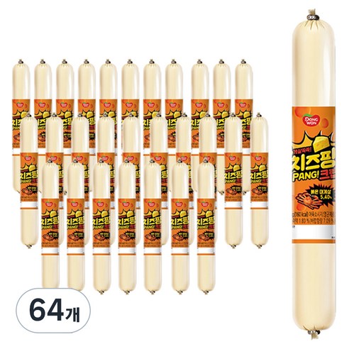 동원 에프앤비 치즈팡 크랩 소시지, 55g, 64개