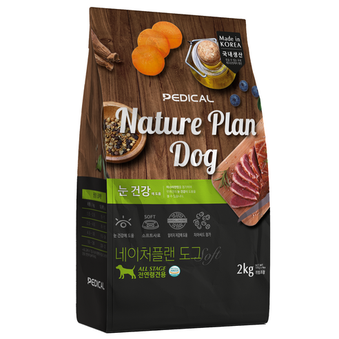 네이처플랜 강아지 소프트사료 눈건강 4p, 2kg, 오리, 1개