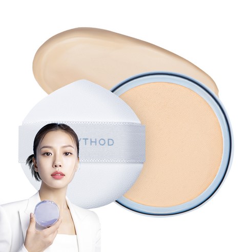 입큰 에센스3 큐브 베이스 42ml, 01호 민트그린, 1개 3ce워터메이크업베이스 10 메리쏘드 워터 광채 쿠션 리필 20g, 01 퓨어 아이보리, 2개