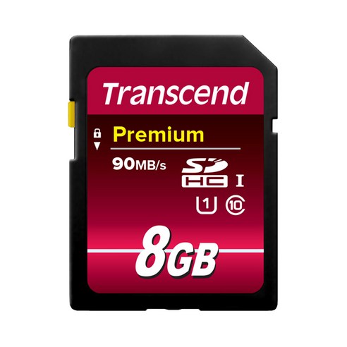 트랜센드 UHS-I SD카드 TS8GSDU1, 8GB, 1개