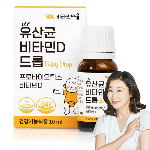 비타민마을 유산균 비타민D 베이비 드롭, 10ml, 1개