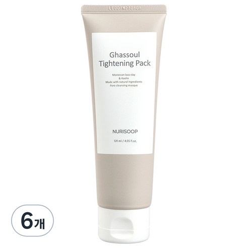 누리숲 피지아웃 가슬 타이트닝팩 120ml, 1개입, 6개