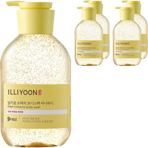 일리윤 프레쉬 모이스춰 바디워시 500ml 5개 세트 일리윤 프레쉬 모이스춰 바디워시 500ml 5개 세트
