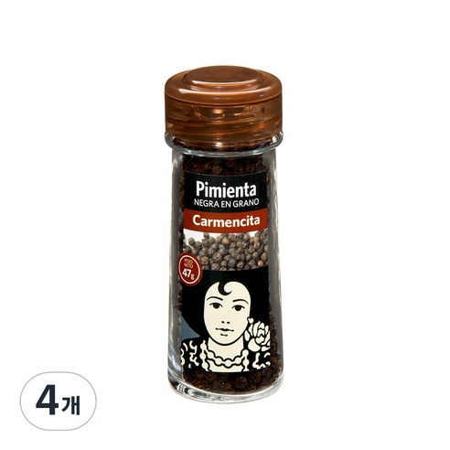 카르멘시타 통흑후추, 47g, 4개