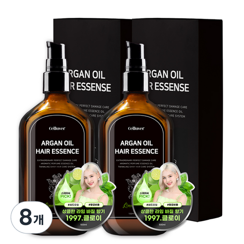 셀러버 아르간 퍼퓸 헤어에센스 오일 클로이, 8개, 100ml