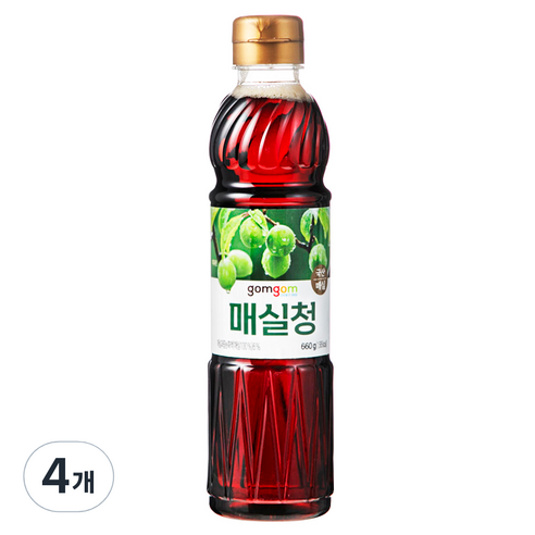 곰곰 매실청, 660g, 4개