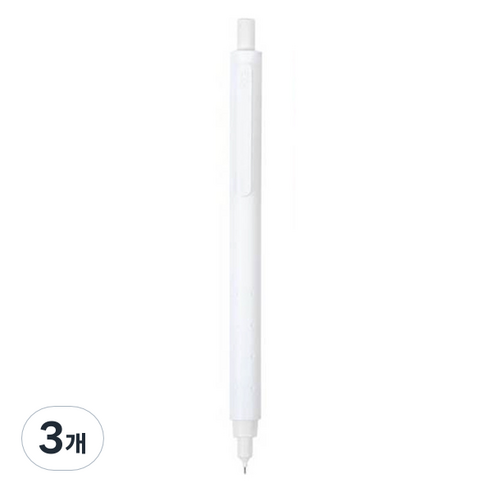 카코 로켓 샤프 화이트, 3개, 0.5mm