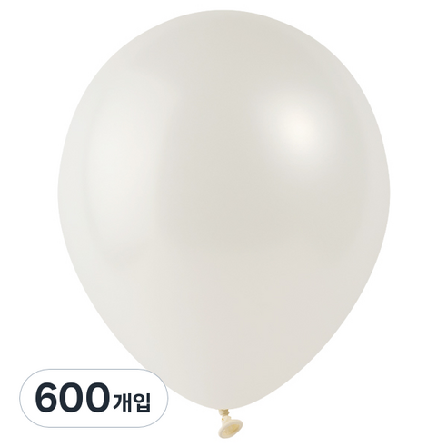 파티팡 풍선 라운드 30cm, 펄 화이트, 6개