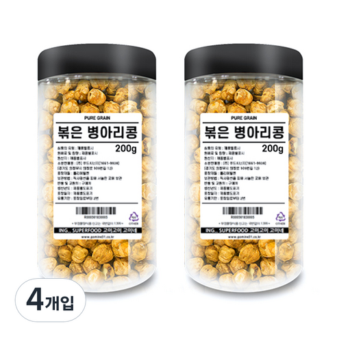 고미네 볶은 병아리콩, 200g, 4개