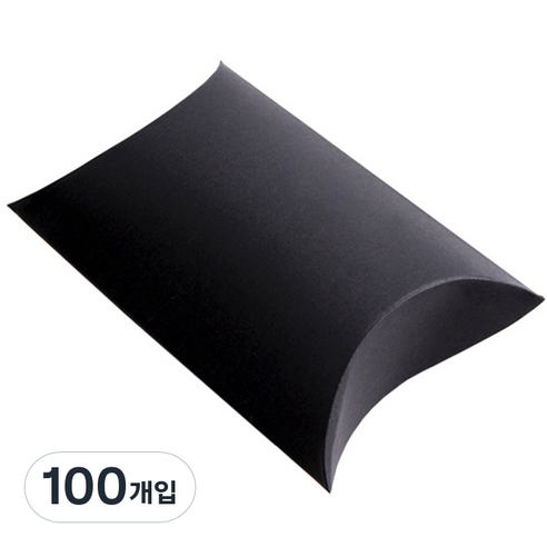 SS 다용도 베개상자, 블랙, 100개입