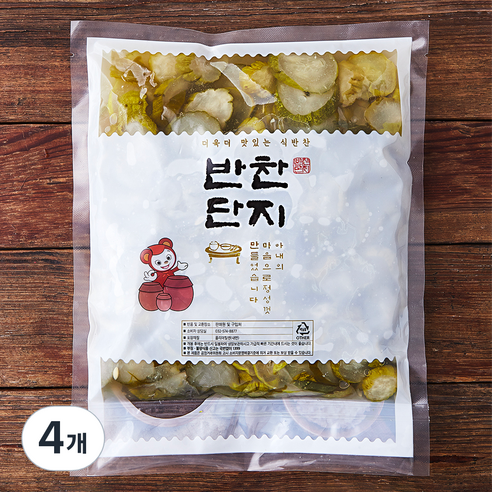 반찬단지 오이채, 1kg, 4개