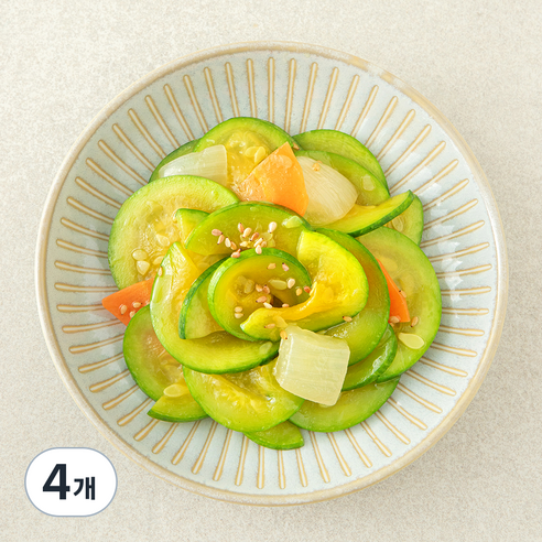 집반찬연구소 애호박 볶음, 100g, 4개