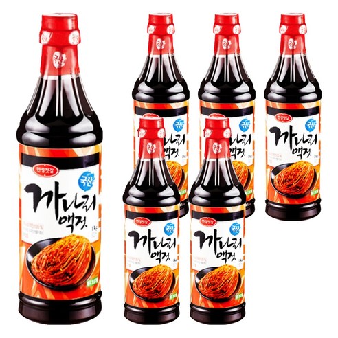 [한성기업] 액젓, 1kg, 6개