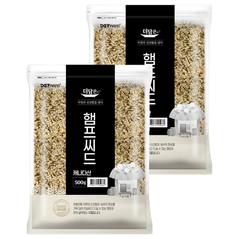더담은 햄프씨드, 500g, 2개