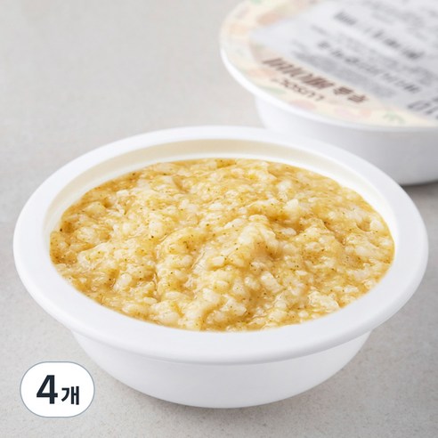 루솔 2단계 7~9개월 바나나 단호박죽 이유식 210, 혼합맛(바나나/단호박), 180g, 4개