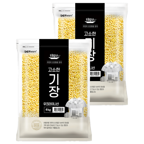 더담은 고소한 기장, 4kg, 2개
