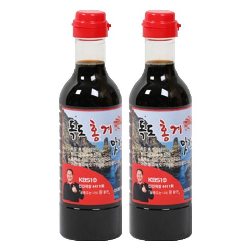 울릉도홍가네식품 독도 홍게 맛간장, 520g, 2개