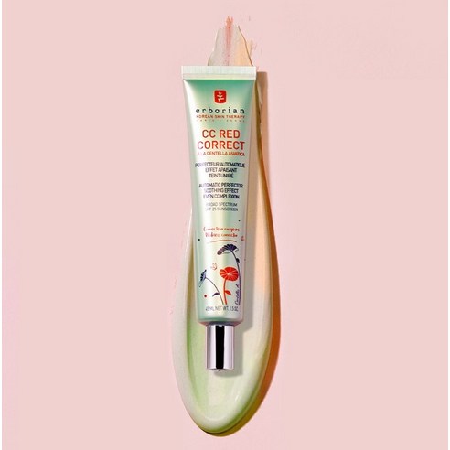 붉은기 Bye Bye! 에르보리앙 레드 코렉트 CC크림으로 맑고 자신감 넘치는 피부를!