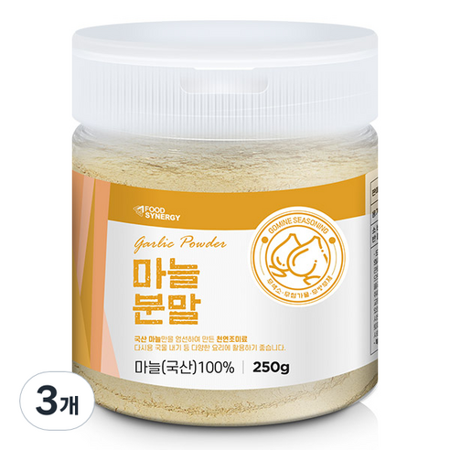 고미네 마늘분말, 250g, 3개