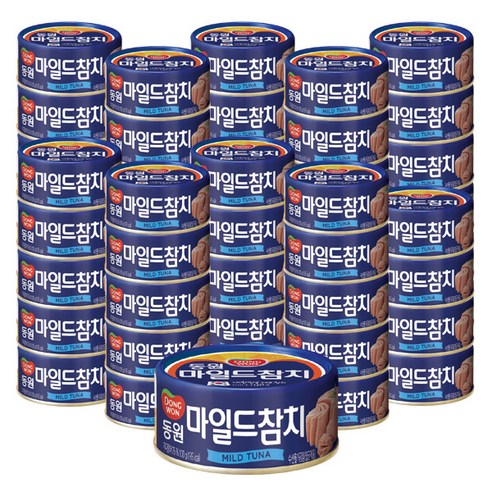 동원 마일드 참치, 100g, 60개