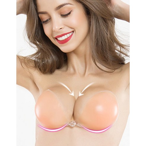 자유로운 스타일과 볼륨, 글램 시크릿 실리콘 누드브라로 완성하세요.