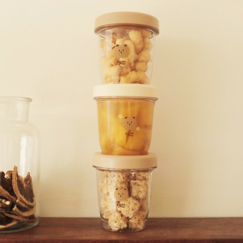 엄마의 사랑과 정성을 담아, 티지엠 에코젠 이유식 용기로 안전하게!