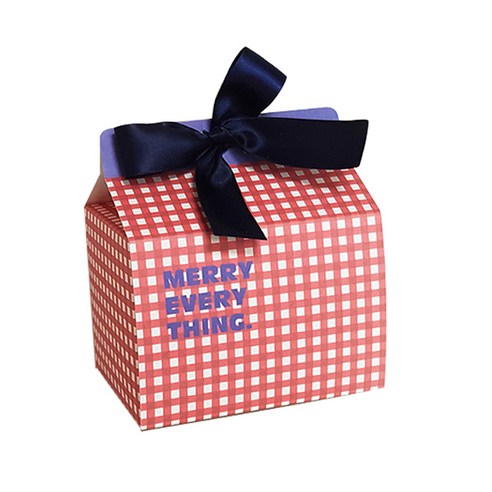 아이씨엘디자인 조인 박스, Gingham Red, 4개