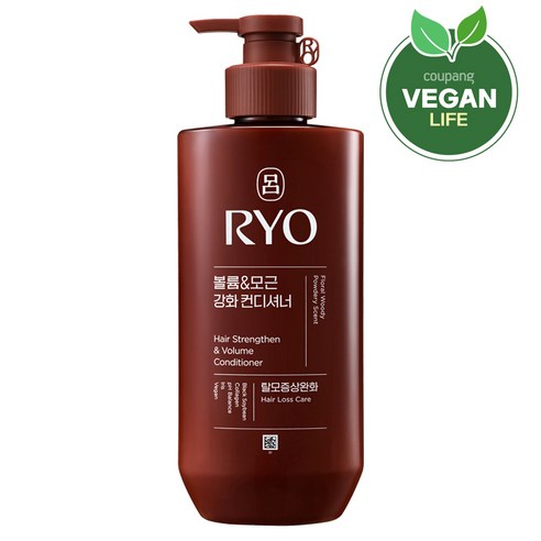 려 흑운 볼륨&모근강화 컨디셔너 탈모증상완화 우디머스크향, 480ml, 1개