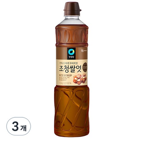 청정원 조청쌀엿, 1.2kg, 3개