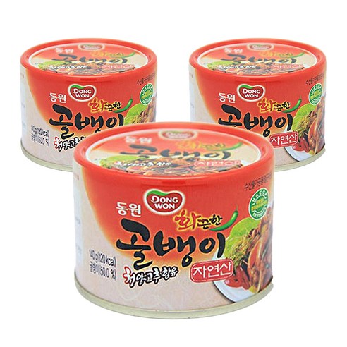 동원 화끈 골뱅이, 140g, 3개