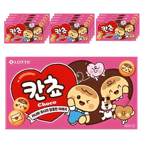 롯데웰푸드 칸쵸 초코맛, 54g, 12개