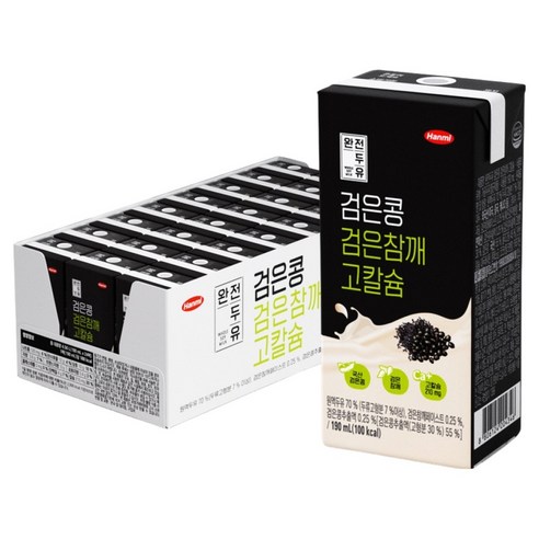 한미 완전두유 검은콩 검은참깨 고칼슘 두유