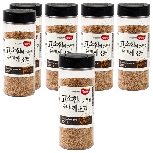 햇님마을 깨소금, 100g, 6개