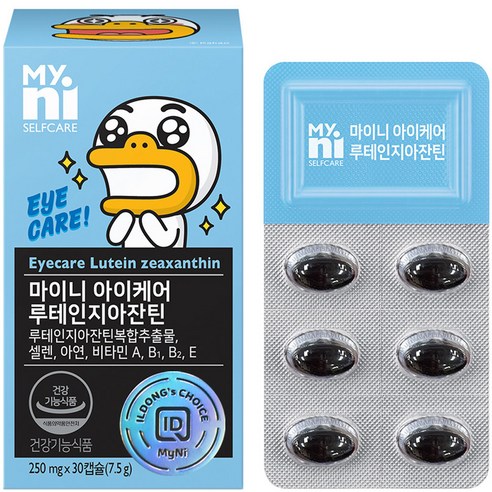 마이니 일동제약 아이케어 루테인지아잔틴 7.5g, 30정, 1개