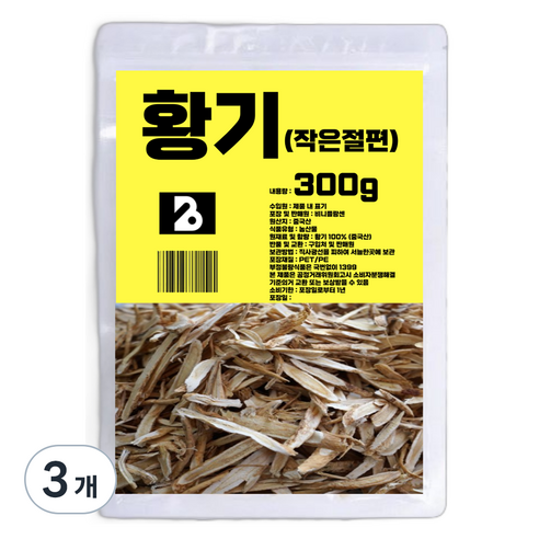 비니플랑센 작은 절편 황기, 300g, 3개