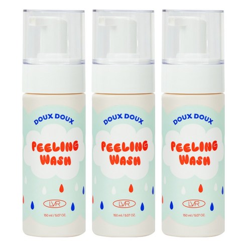 르브레 유아용 두두 필링 워시 유칼립투스향, 3개, 150ml