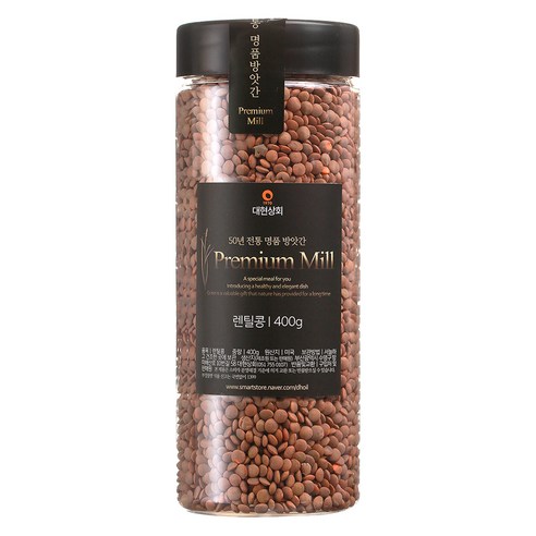 대현상회 프리미엄 잡곡 렌틸콩, 400g, 1개 - 렌틸콩 | 쿠팡