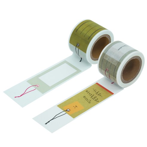 리훈 다정한마테 라벨 마스킹테이프 30mm, 심플텍, 2개