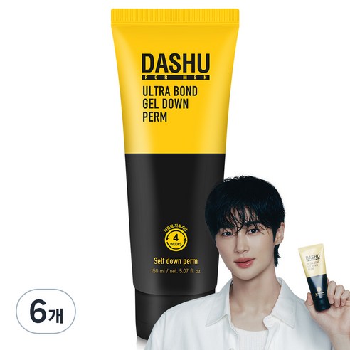 다슈 포맨 울트라 본드 젤 다운펌 세트 억센모발용, 150ml, 6개