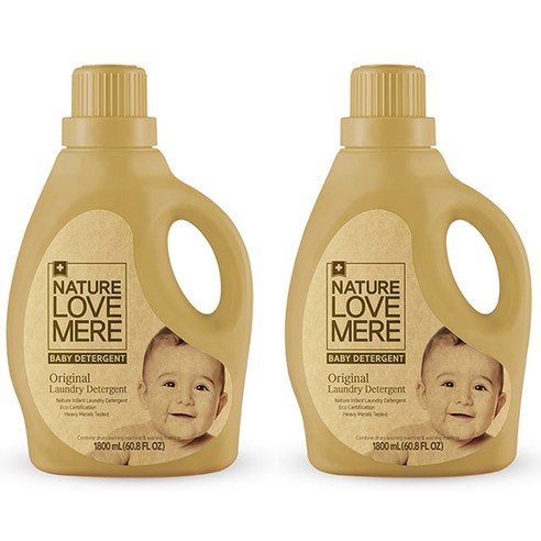 네이쳐러브메레 유아 오리지널 세탁세제 허브가든향 1800ml, 1.8L, 2개