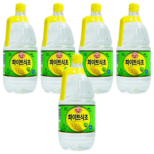 [오뚜기] 화이트 식초, 1.8L, 5개
